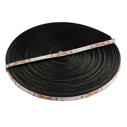IVAN Poly Hitched Webbing Pink 12mm (1 2") 45.7m (50 yards) / Mollies New Zealand