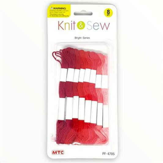 Knit & Sew Embroidery Floss Reds | Mollies Make And Create NZ