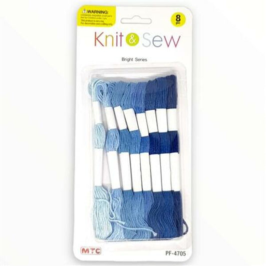 Knit & Sew Embroidery Floss Blues | Mollies Make And Create NZ