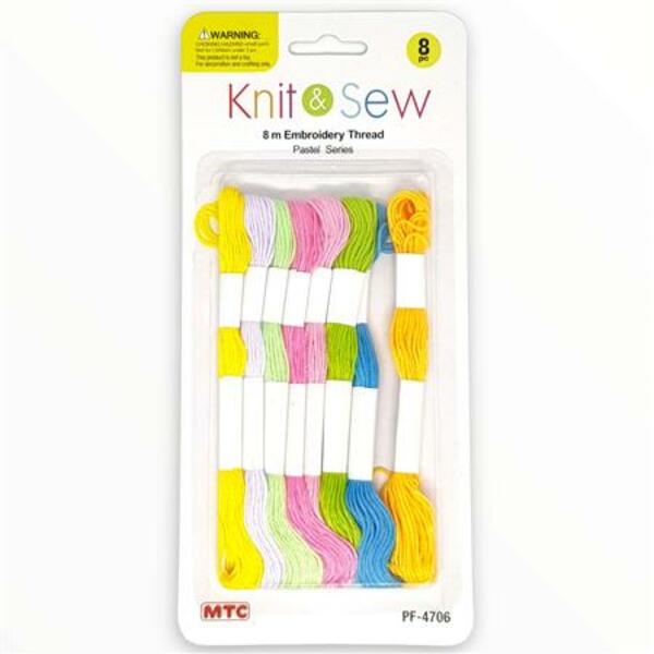 Knit & Sew Embroidery Floss Pastels | Mollies Make And Create NZ