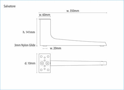 Warwick Leg Salvatore Matte Black / Mollies New Zealand