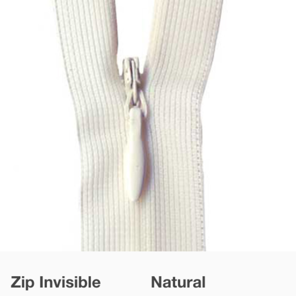 Invisible Zipper Natural / Mollies New Zealand