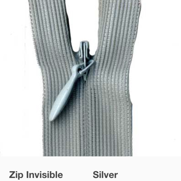 MOLLIES New Zealand / Invisible Zipper Silver #869 30-35cm