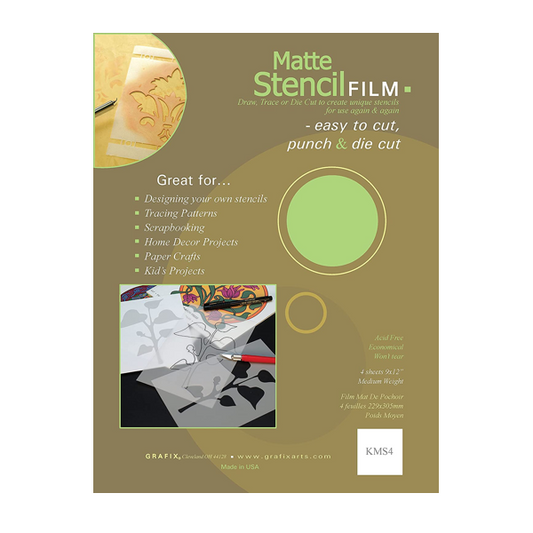 GRAFIX Stencil Film Matte | Mollies Make And Create NZ