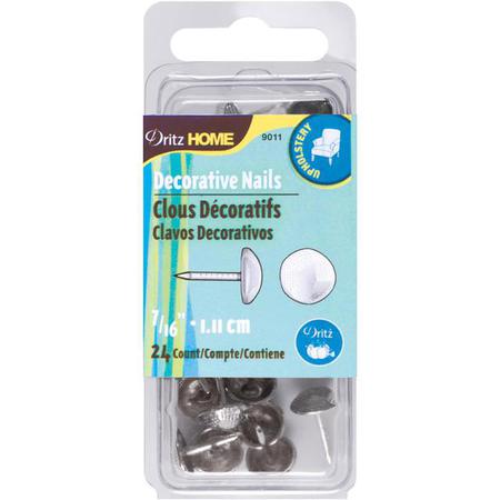 DRITZ Decorative Nails Silver Hammered | Mollies Make And Create NZ