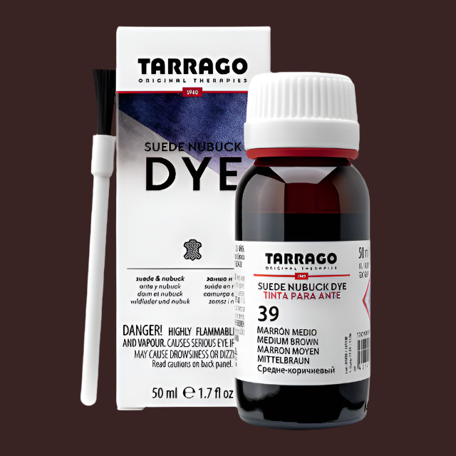 TARRAGO Suede / Nubuck Dye Medium Brown / Mollies New Zealand