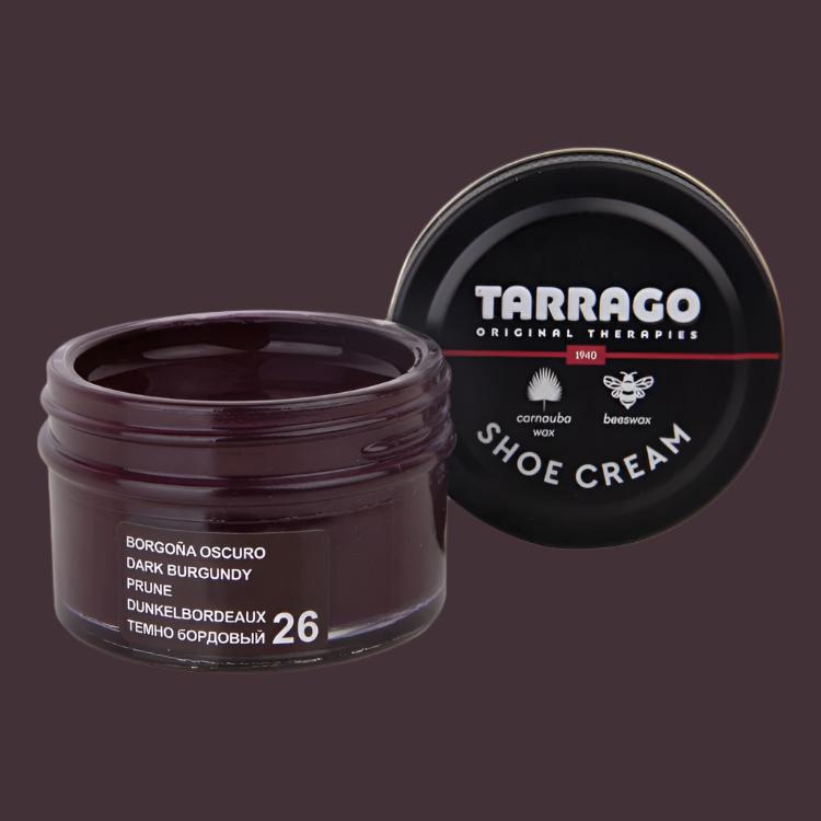 TARRAGO Shoe Cream 026 Dark Burgundy 50ml / Mollies New Zealand