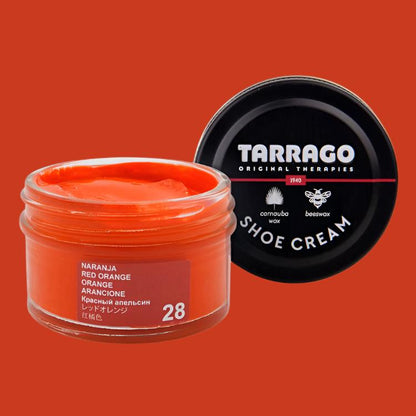 TARRAGO Shoe Cream 028 Red Orange 50ml / Mollies New Zealand