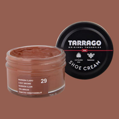 TARRAGO Shoe Cream 029 Light Brown 50ml / Mollies New Zealand