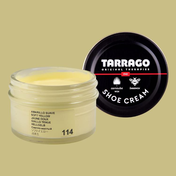 TARRAGO Shoe Cream 114 Soft Yellow 50ml / Mollies New Zealand