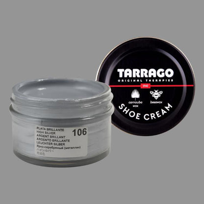 TARRAGO Shoe Cream 106 High Silver 50ml / Mollies New Zealand