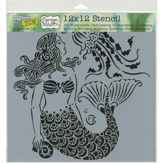 TCW Stencil Mermaid Dreams / Mollies New Zealand