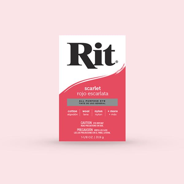 RIT Powder Dye Scarlet 31.9gm / Mollies New Zealand