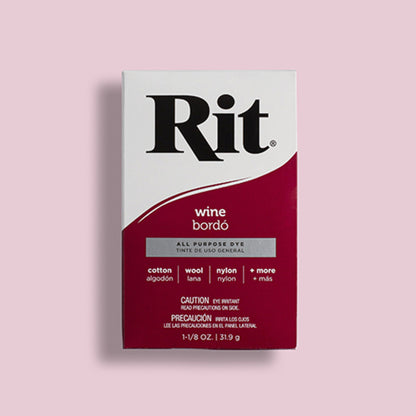 RIT Powder Dye Wine 31.9gm / Mollies New Zealand