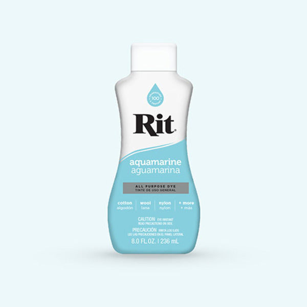 RIT All-Purpose Liquid Dye Aquamarine 236ml / Mollies New Zealand