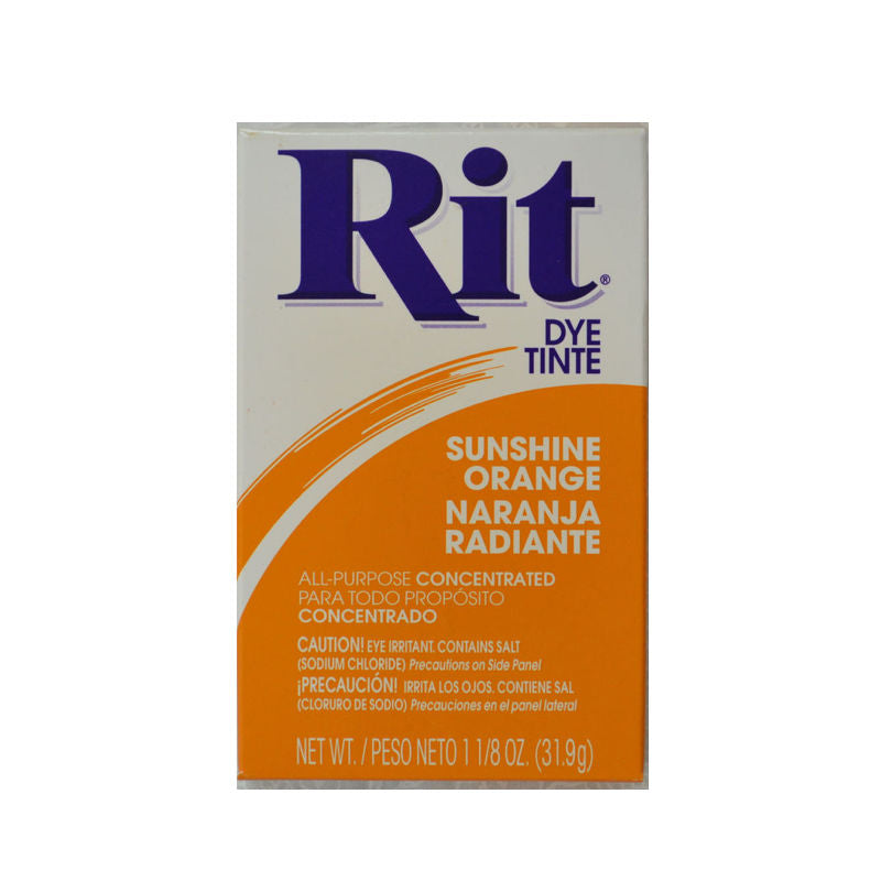 RIT Powder Dye Sunshine Orange 31.9gm / Mollies New Zealand
