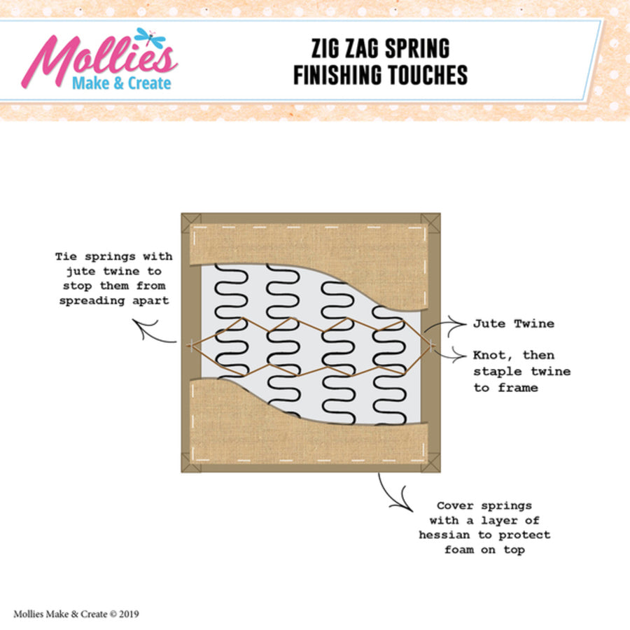 Zig Zag Spring Roll (Arc) | Mollies Make And Create NZ