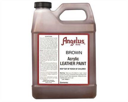 ANGELUS Acrylic Leather Paint Brown | Mollies Make And Create NZ