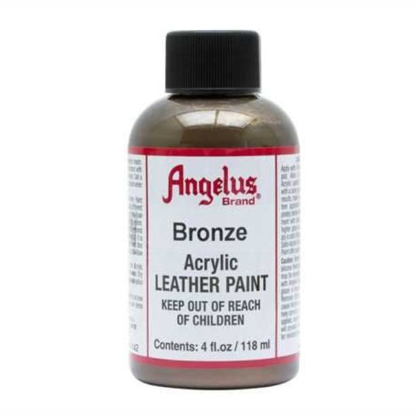 ANGELUS Acrylic Leather Paint Bronze Metallic 118ml Bronze / Mollies New Zealand
