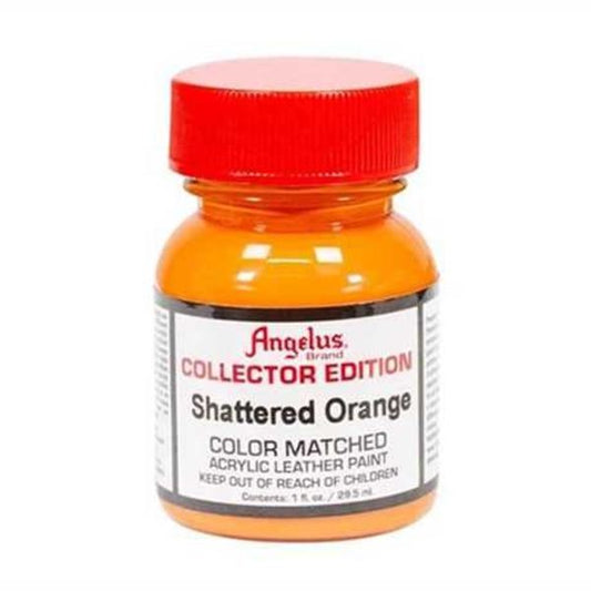 ANGELUS Acrylic Leather Paint Shattered Orange CE / Mollies New Zealand