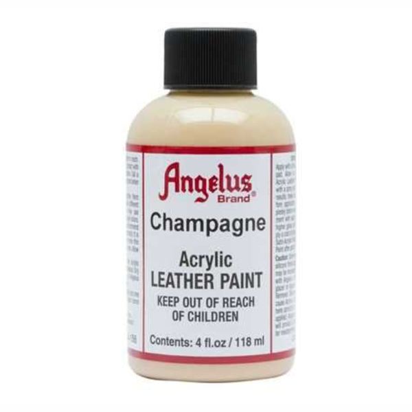 ANGELUS Acrylic Leather Paint Champagne Shimmer 118ml Champagne / Mollies New Zealand