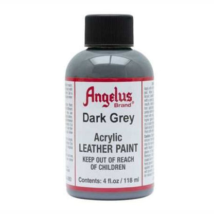 ANGELUS Acrylic Leather Paint Dark Grey | Mollies Make And Create NZ