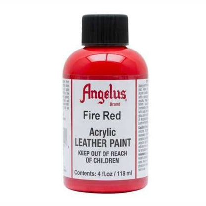 ANGELUS Acrylic Leather Paint Fire Red | Mollies Make And Create NZ