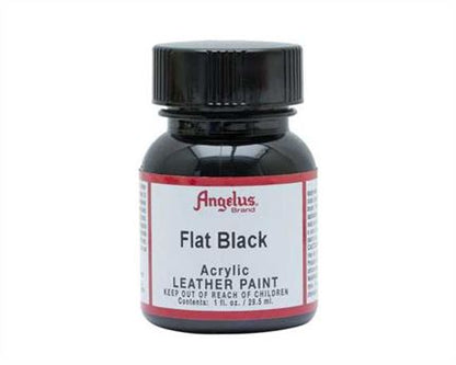 ANGELUS Acrylic Leather Paint Flat Black | Mollies Make And Create NZ