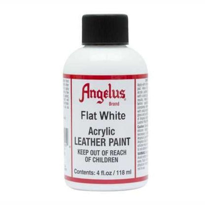 ANGELUS Acrylic Leather Paint Flat White | Mollies Make And Create NZ