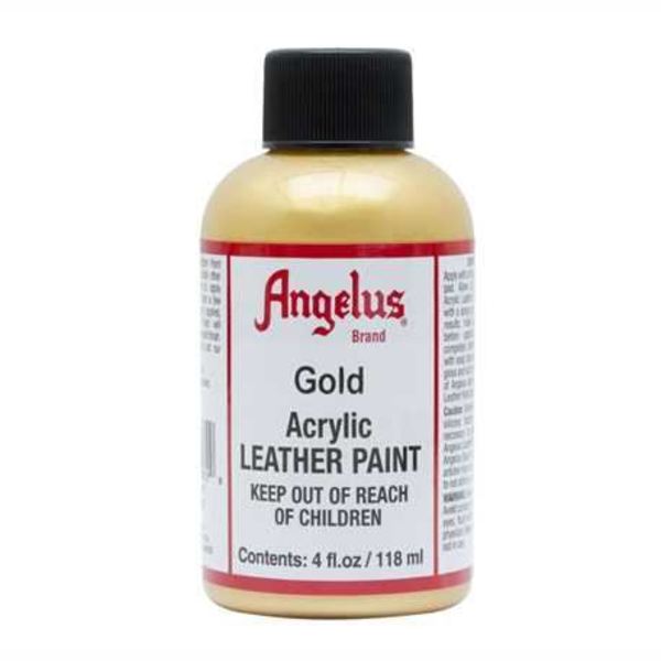 ANGELUS Acrylic Leather Paint Gold | Mollies Make And Create NZ