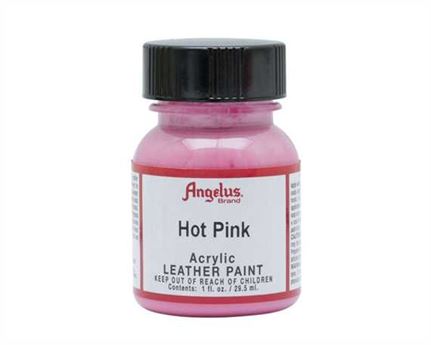 ANGELUS Acrylic Leather Paint Hot Pink 29ml Hot Pink / Mollies New Zealand