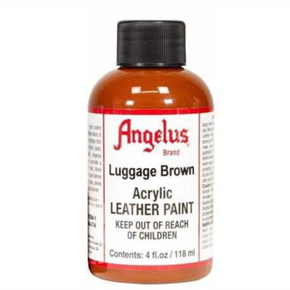 ANGELUS Acrylic Leather Paint Luggage Brown | Mollies Make And Create NZ