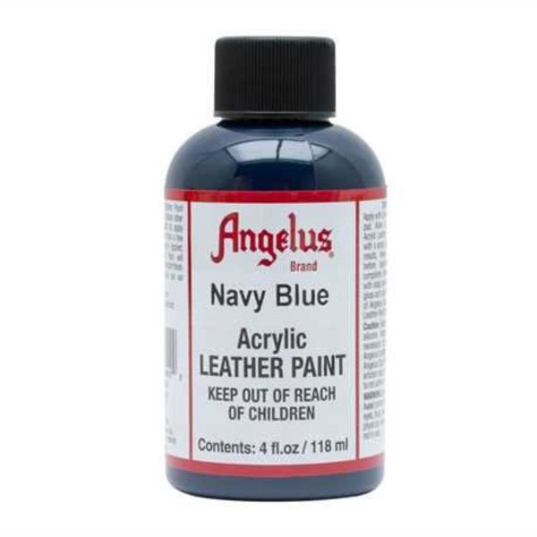 ANGELUS Acrylic Leather Paint Navy Blue | Mollies Make And Create NZ
