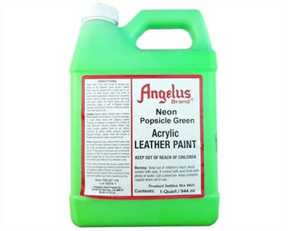 ANGELUS Acrylic Leather Paint Popsicle Green Neon | Mollies Make And Create NZ