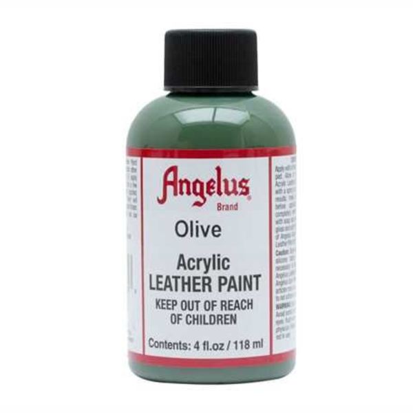 ANGELUS Acrylic Leather Paint Olive | Mollies Make And Create NZ