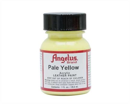 ANGELUS Acrylic Leather Paint Pale Yellow | Mollies Make And Create NZ
