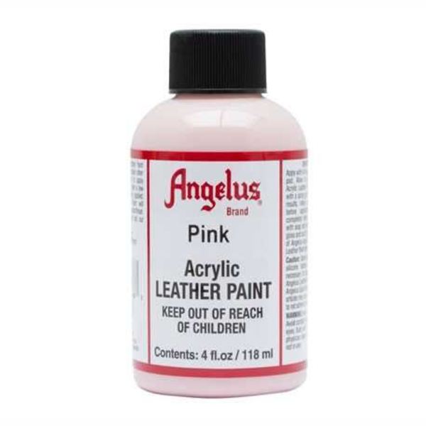 ANGELUS Acrylic Leather Paint Pink 118ml Pink / Mollies New Zealand