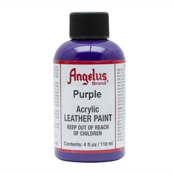 ANGELUS Acrylic Leather Paint Purple 118ml Purple / Mollies New Zealand