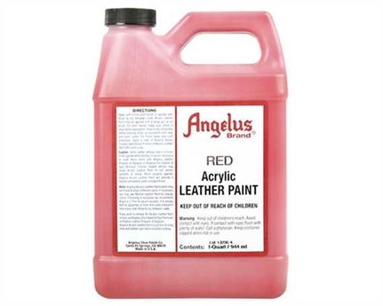 ANGELUS Acrylic Leather Paint Red | Mollies Make And Create NZ