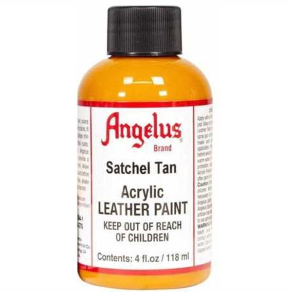 ANGELUS Acrylic Leather Paint Satchel Tan 118ml Satchel Tan / Mollies New Zealand