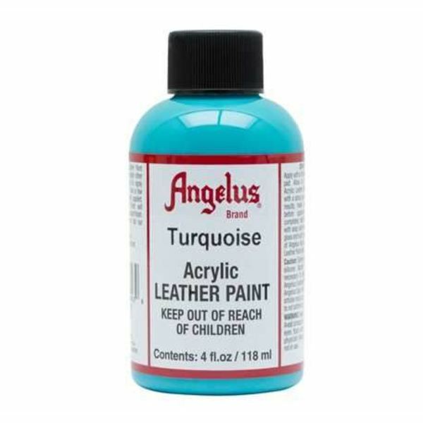 ANGELUS Acrylic Leather Paint Turquoise | Mollies Make And Create NZ