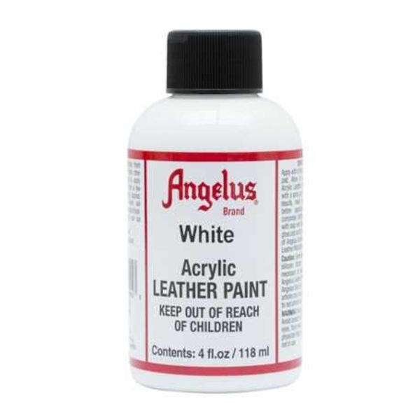 ANGELUS Acrylic Leather Paint White | Mollies Make And Create NZ