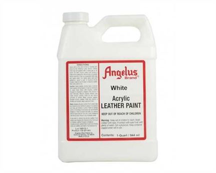 ANGELUS Acrylic Leather Paint White 946ml White / Mollies New Zealand
