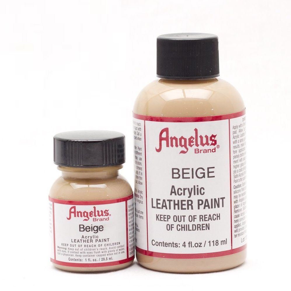 ANGELUS Acrylic Leather Paint Beige | Mollies Make And Create NZ