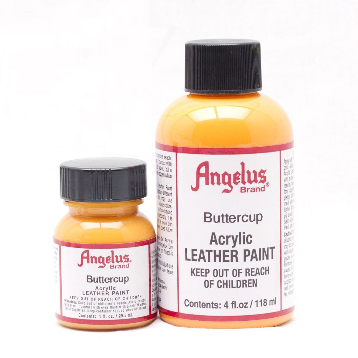 ANGELUS Acrylic Leather Paint Buttercup | Mollies Make And Create NZ