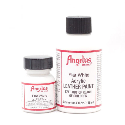 ANGELUS Acrylic Leather Paint Flat White | Mollies Make And Create NZ