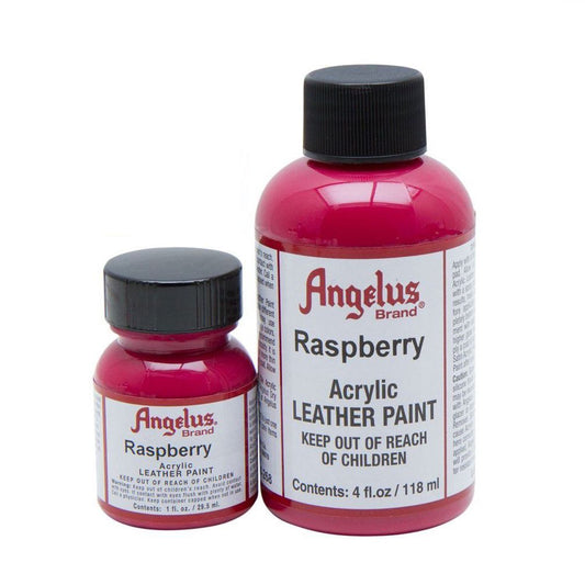 ANGELUS Acrylic Leather Paint Raspberry | Mollies Make And Create NZ