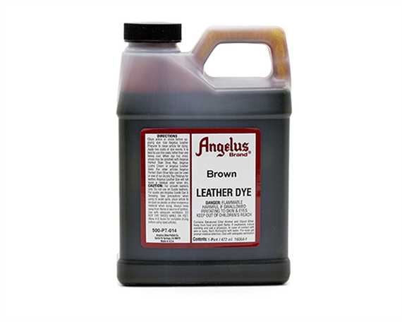 ANGELUS Leather Dye Brown 473ml / Mollies New Zealand