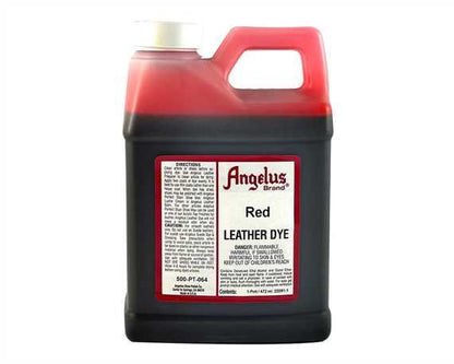 ANGELUS Leather Dye Red 473ml / Mollies New Zealand