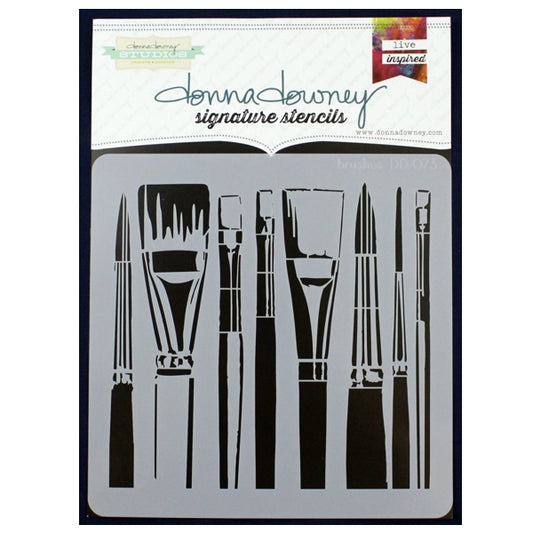 DONNA DOWNEY Stencil Brushes | Mollies Make And Create NZ